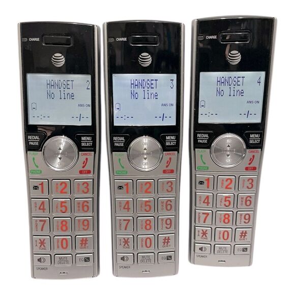 AT&T CL83417 DECT 6.0 3 Handset Cordless Phone - Picture 5 of 9